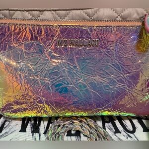 MZ Wallace Crosby Trois Convertible Quilted Crossbody Mushroom/Opal Iridescent